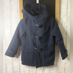 Rothschild Kids Navy blue pea coat EUC Size large (8)